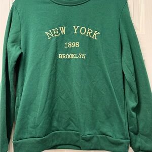 Green New York 1898 Brooklyn Sweater